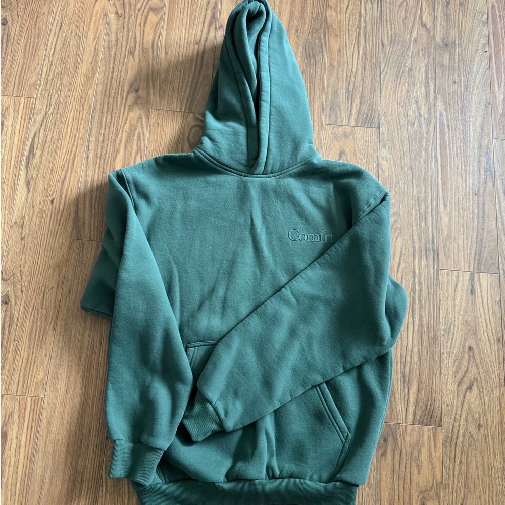Comfort Green Hoodie Pullover Sweatshirt - Unbranded